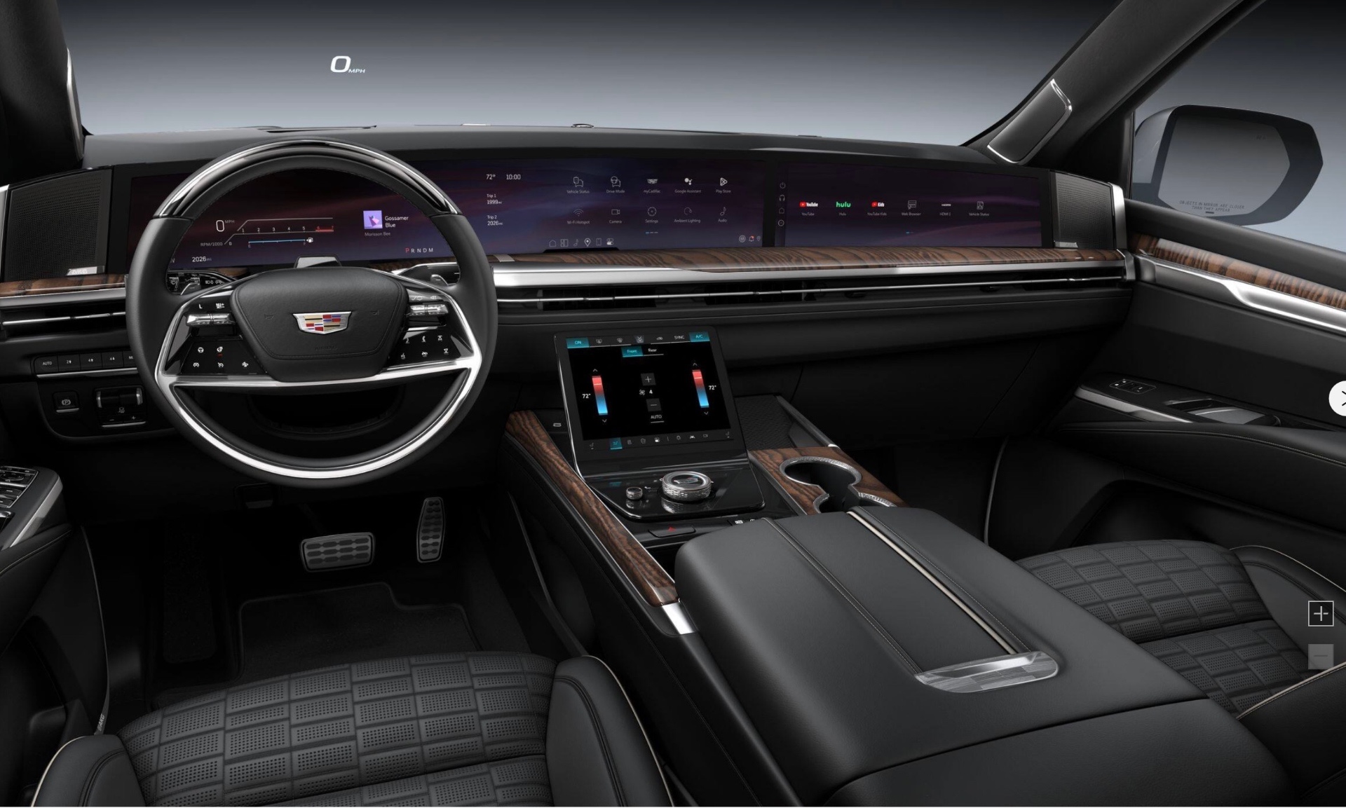 Escalade ESV driver cockpit